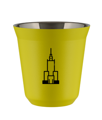 Tasse 80 ml JAUNE "Pałac kultury i nauki (noir)" Tasse 80 ml JAUNE "Pałac kultury i nauki (noir)"