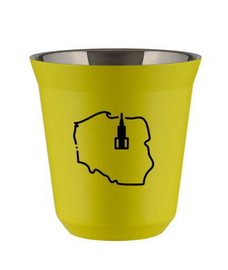 Tasse 80 ml JAUNE "Pologne" Tasse 80 ml JAUNE "Pologne"