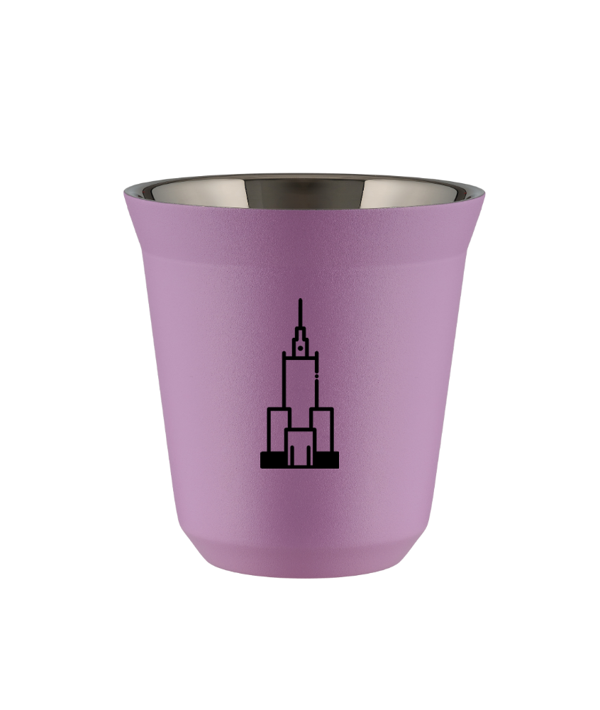 Tasse 80 ml LILAS "Pałac kultury i nauki (noir)"