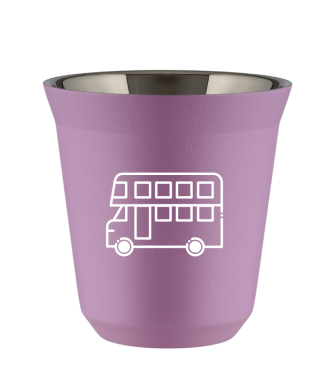 Tasse 80 ml LILAS "Bus (blanc)" Tasse 80 ml LILAS "Bus (blanc)"