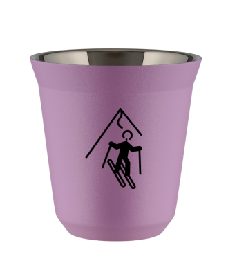 Tasse 80 ml LILAS "Ski (noir)" Tasse 80 ml LILAS "Ski (noir)"