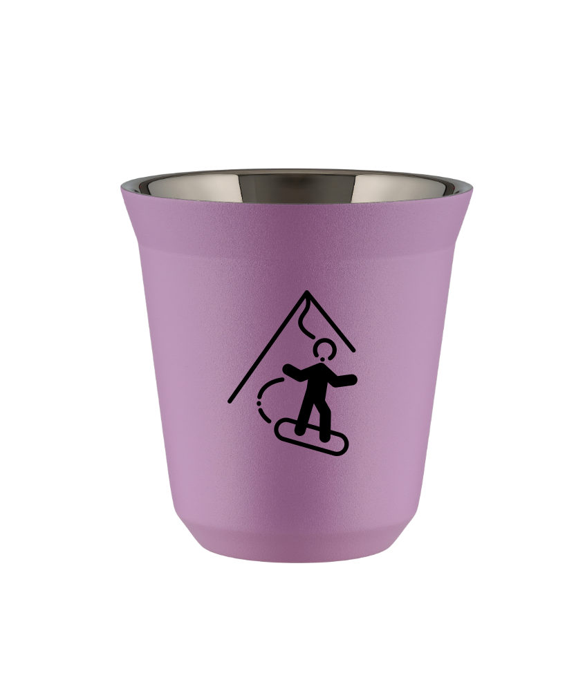 Tasse 80 ml LILAS "Snowboard"