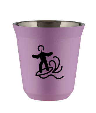 Tasse 80 ml LILAS "Planche à voile (noir)" Tasse 80 ml LILAS "Planche à voile (noir)"