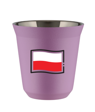 Tasse 80 ml LILAS "Drapeau polonais" Tasse 80 ml LILAS "Drapeau polonais"