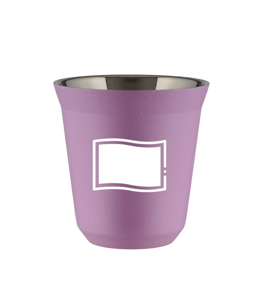 Tasse 80 ml LILAS "Drapeau polonais (blanc)"