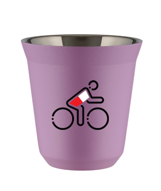 Tasse 80 ml LILAS "Cycliste aux couleurs polonaises" Tasse 80 ml LILAS "Cycliste aux couleurs polonaises"