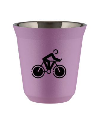 Tasse 80 ml LILAS "Cyclisme 2" Tasse 80 ml LILAS "Cyclisme 2"