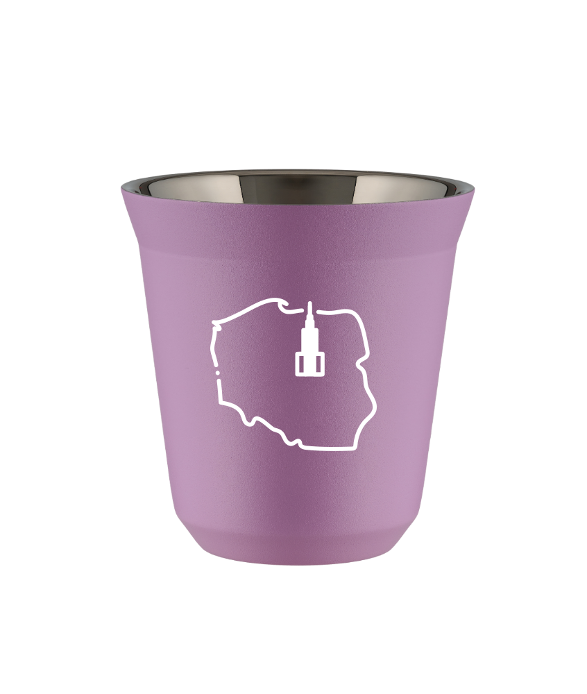 Tasse 80 ml LILAS "Pologne (blanc)"