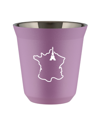 Tasse 80 ml LILAS "France (blanc)" Tasse 80 ml LILAS "France (blanc)"