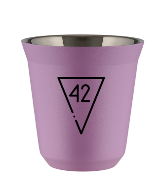 Tasse 80 ml LILAS "42" Tasse 80 ml LILAS "42"