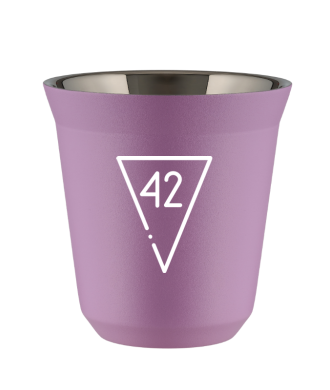 Tasse 80 ml LILAS "42 (blanc)" Tasse 80 ml LILAS "42 (blanc)"