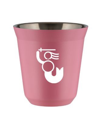 Tasse 80 ml ROSE "WARSZAWSKA SYRENKA (blanc)" Tasse 80 ml ROSE "WARSZAWSKA SYRENKA (blanc)"