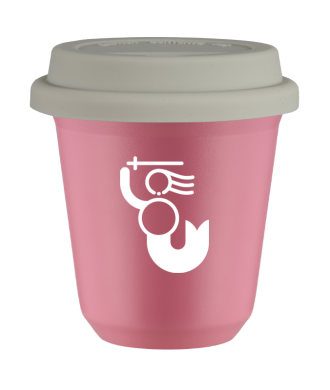 Tasse 80 ml ROSE "WARSZAWSKA SYRENKA (blanc)", avec couvercle blanc Tasse 80 ml ROSE "WARSZAWSKA SYRENKA (blanc)", avec couvercle blanc
