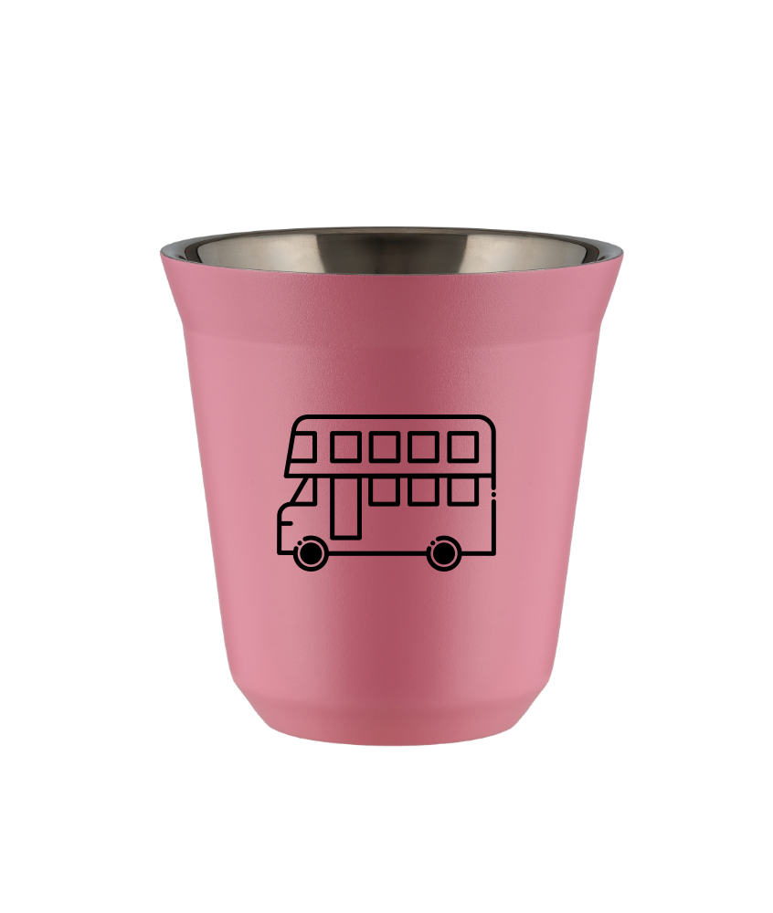 Tasse 80 ml ROSE "Bus"