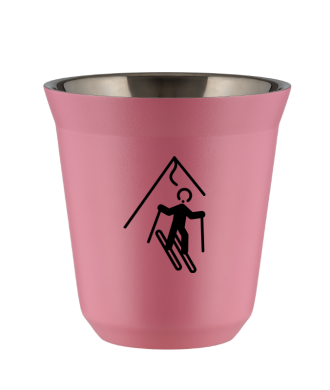 Tasse 80 ml ROSE "Ski" Tasse 80 ml ROSE "Ski"