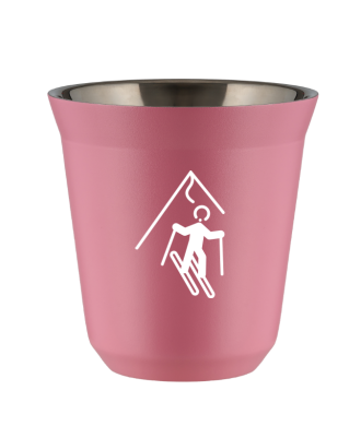 Tasse 80 ml ROSE "Ski (blanc)" Tasse 80 ml ROSE "Ski (blanc)"