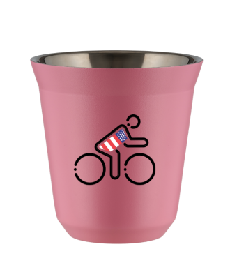 Tasse 80 ml ROSE "Cycliste aux couleurs britanniques" Tasse 80 ml ROSE "Cycliste aux couleurs britanniques"
