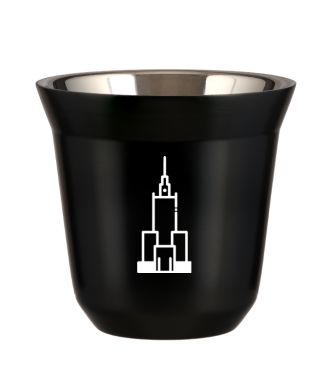 Tasse 80 ml NOIR "Pałac kultury i nauki (blanc)" Tasse 80 ml NOIR "Pałac kultury i nauki (blanc)"