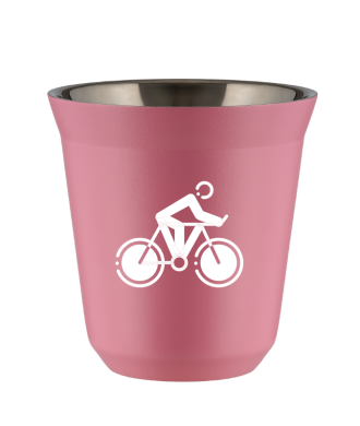 Tasse 80 ml ROSE "Cyclisme 2 (blanc)" Tasse 80 ml ROSE "Cyclisme 2 (blanc)"