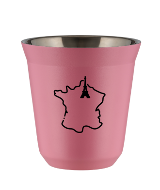 Tasse 80 ml ROSE "France" Tasse 80 ml ROSE "France"