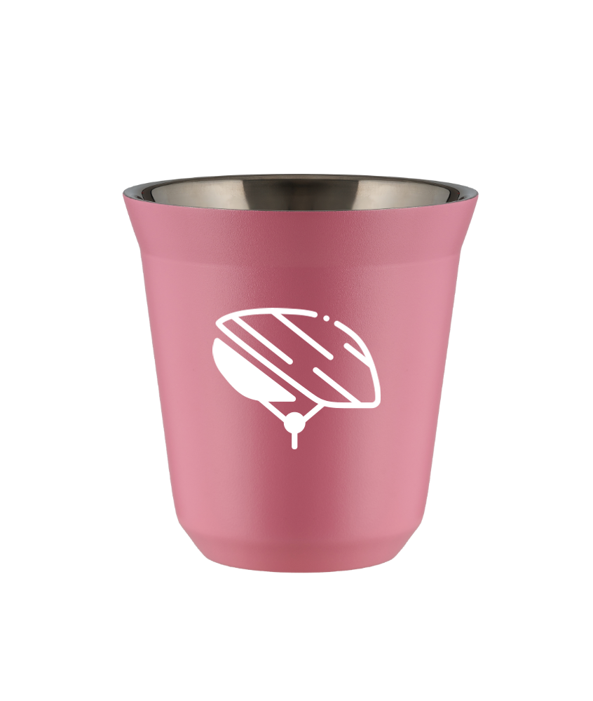 Tasse 80 ml ROSE "Casque (blanc)"