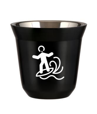Tasse 150 ml NOIR "Planche à voile (blanc)" Tasse 150 ml NOIR "Planche à voile (blanc)"