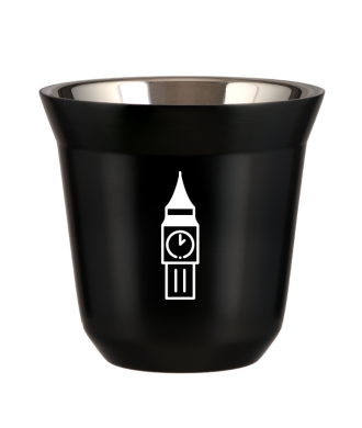 Tasse 150 ml NOIR "BIG BEN (blanc)" Tasse 150 ml NOIR "BIG BEN (blanc)"