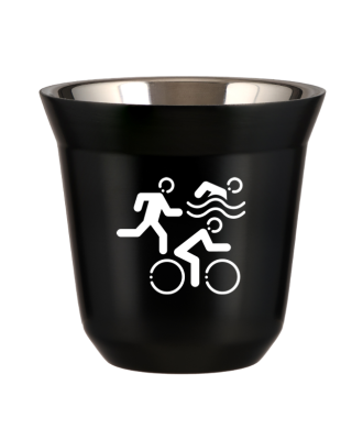 Tasse 150 ml NOIR "Sports (blanc)" Tasse 150 ml NOIR "Sports (blanc)"