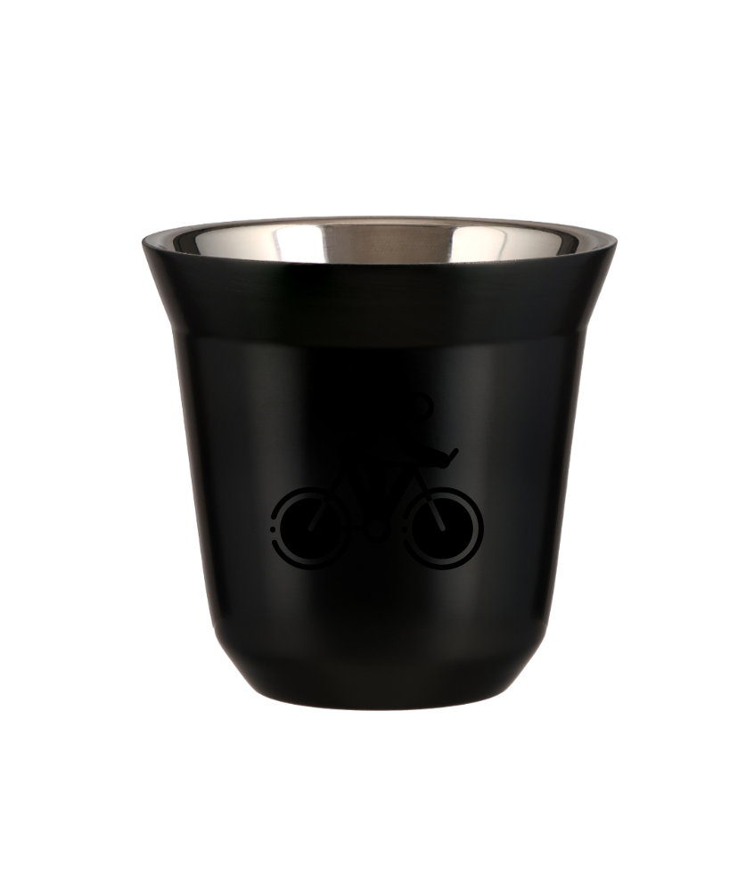 Tasse 150 ml NOIR "Cyclisme 2"