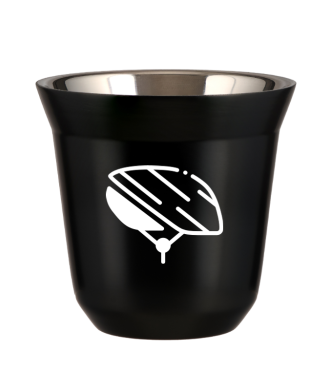 Tasse 150 ml NOIR "Casque (blanc)" Tasse 150 ml NOIR "Casque (blanc)"