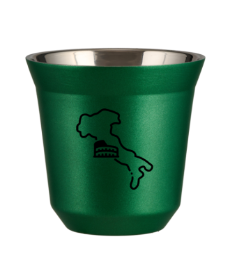Tasse 150 ml VERT MÉTALLIQUE "Italie" Tasse 150 ml VERT MÉTALLIQUE "Italie"
