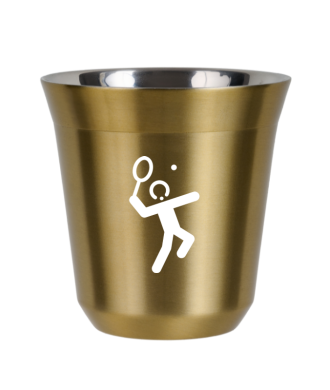 Tasse 150 ml OR "Tennis 2 (blanc)" Tasse 150 ml OR "Tennis 2 (blanc)"