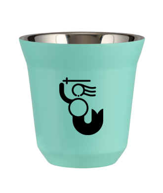 Tasse 150 ml TURQUOISE "WARSZAWSKA SYRENKA (noir)" Tasse 150 ml TURQUOISE "WARSZAWSKA SYRENKA (noir)"