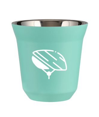 Tasse 150 ml TURQUOISE "Casque (blanc)" Tasse 150 ml TURQUOISE "Casque (blanc)"