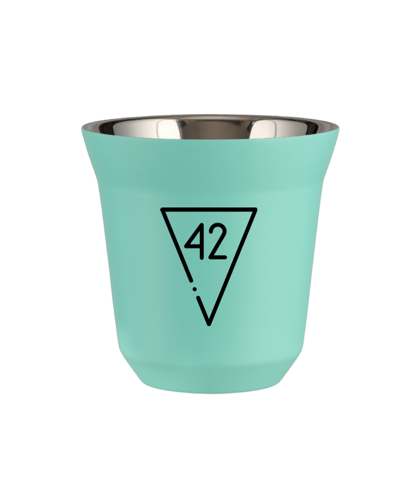 Tasse 150 ml TURQUOISE "42"