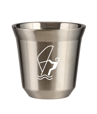 Tasse 150 ml ARGENT "Sports nautiques (blanc)" Tasse 150 ml ARGENT "Sports nautiques (blanc)"