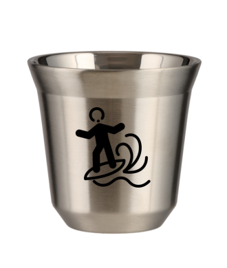 Tasse 150 ml ARGENT "Planche à voile" Tasse 150 ml ARGENT "Planche à voile"