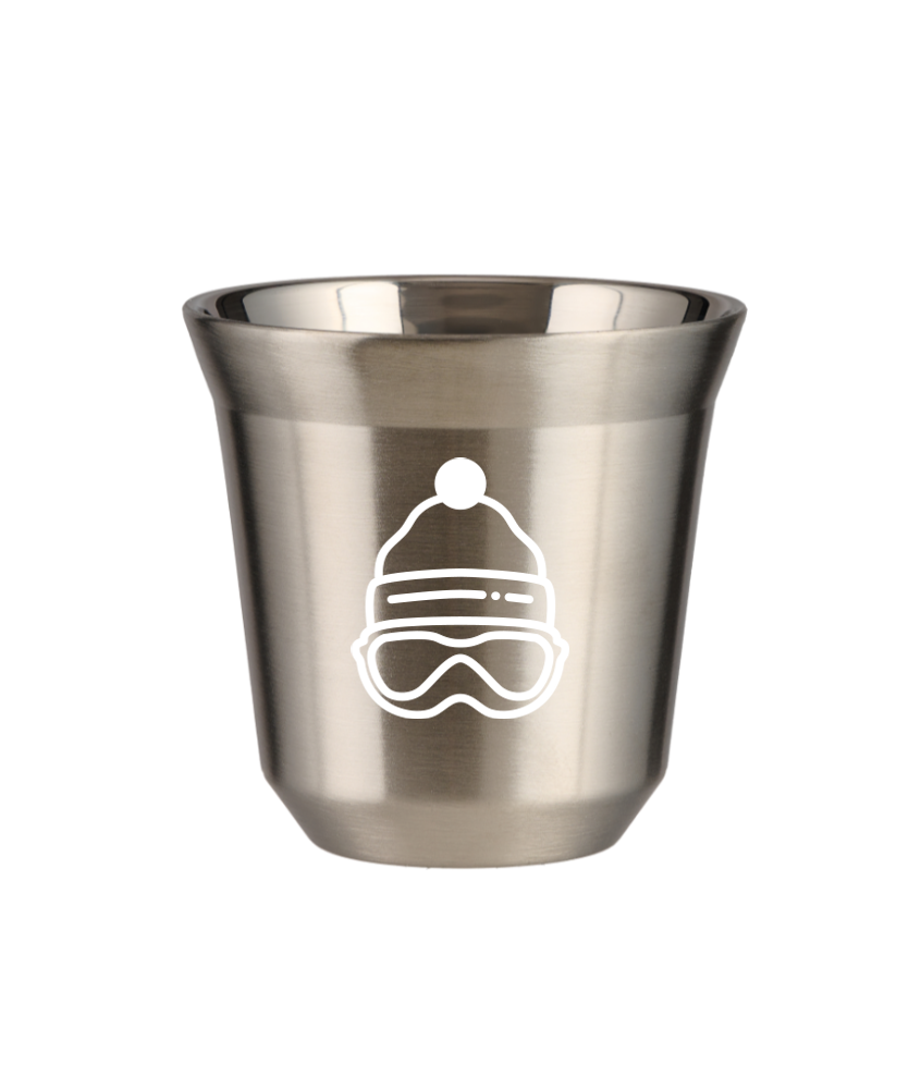 Tasse 150 ml ARGENT "Casquette (blanc)"