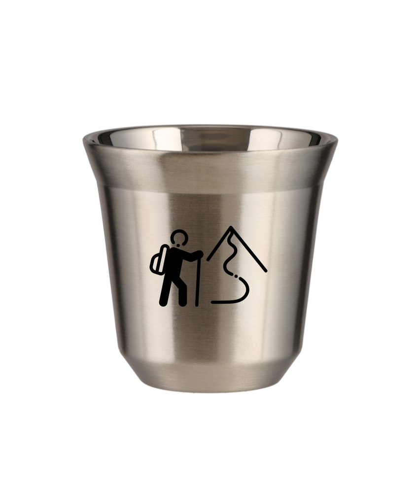 Tasse 150 ml ARGENT "Escalade 2"