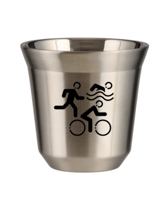 Tasse 150 ml ARGENT "Sports (noir)" Tasse 150 ml ARGENT "Sports (noir)"