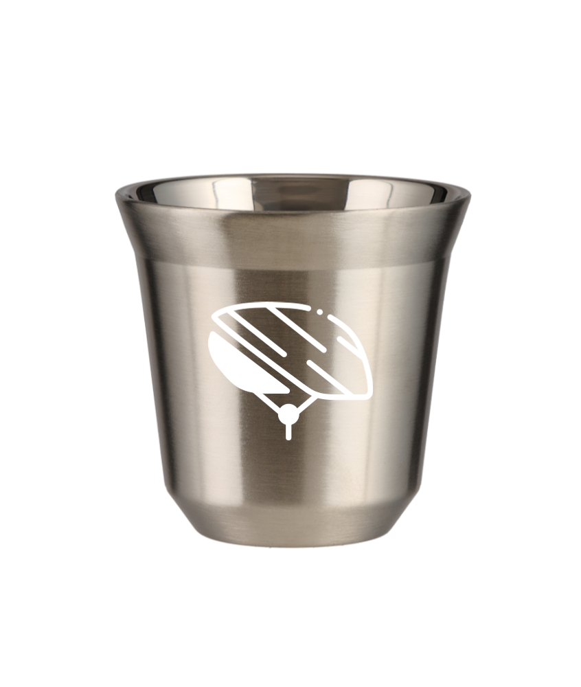 Tasse 150 ml ARGENT "Casque (blanc)"