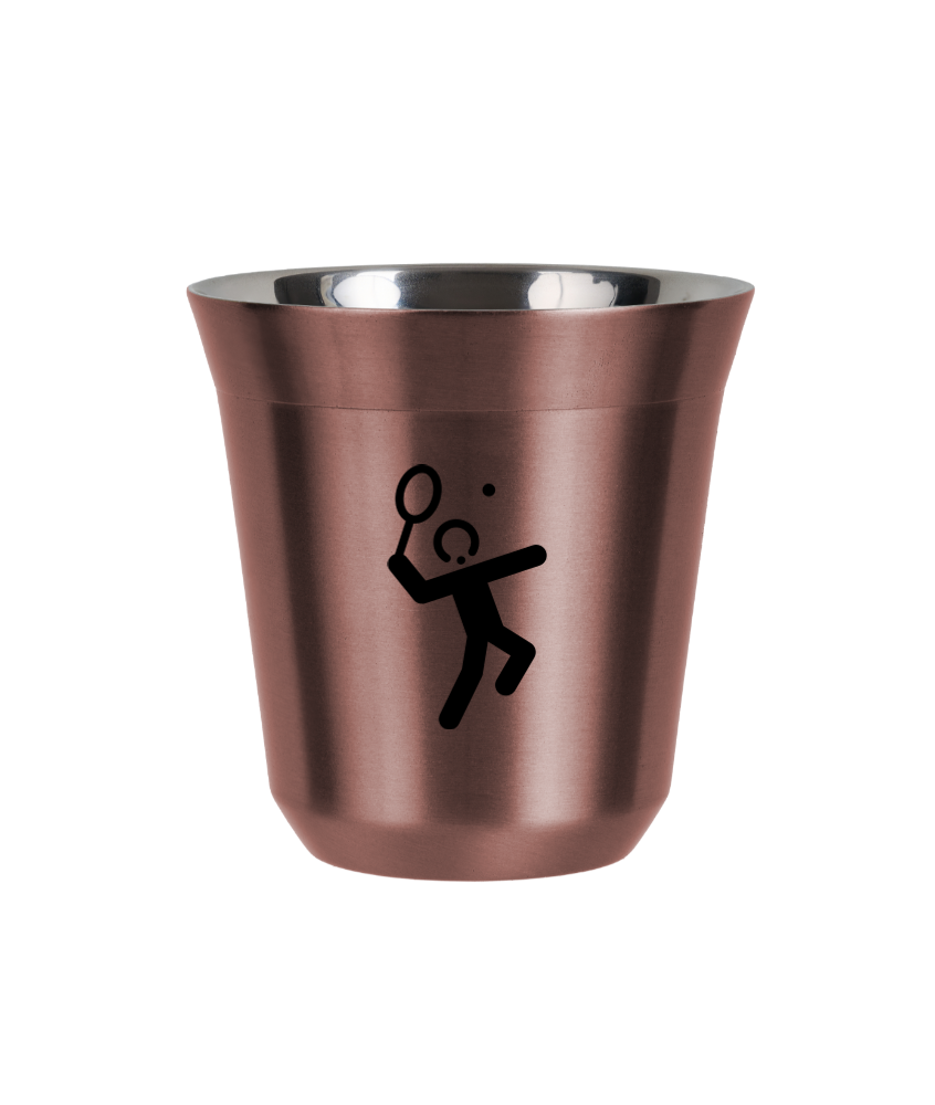 Tasse 150 ml OR ROSE "Tennis 2"