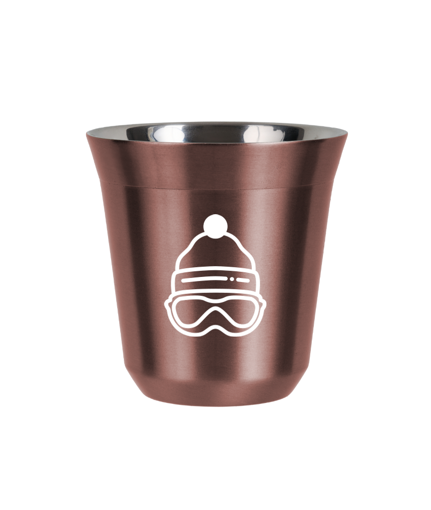 Tasse 150 ml OR ROSE "Casquette (blanc)"