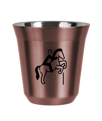 Tasse 150 ml OR ROSE "Équitation 1 (noir)" Tasse 150 ml OR ROSE "Équitation 1 (noir)"