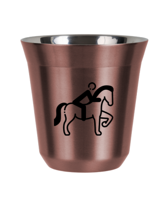 Tasse 150 ml OR ROSE "Équitation 2" Tasse 150 ml OR ROSE "Équitation 2"