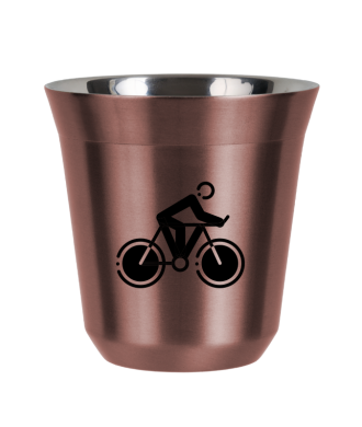 Tasse 150 ml OR ROSE "Cyclisme 2" Tasse 150 ml OR ROSE "Cyclisme 2"