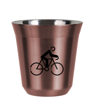 Tasse 150 ml OR ROSE "Cyclisme 3" Tasse 150 ml OR ROSE "Cyclisme 3"