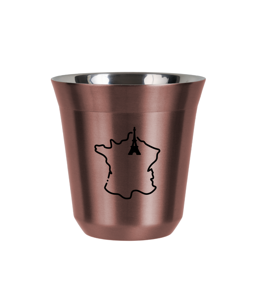 Tasse 150 ml OR ROSE "France"