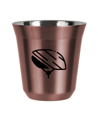 Tasse 150 ml OR ROSE "Casque (noir)" Tasse 150 ml OR ROSE "Casque (noir)"