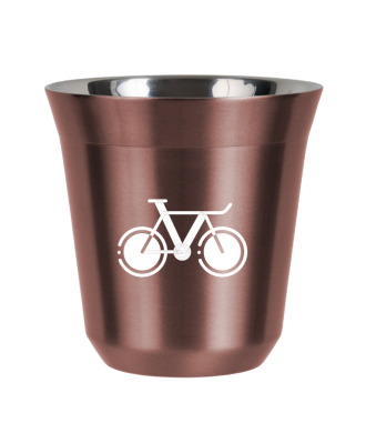 Tasse 150 ml OR ROSE "Vélo 1 (blanc)" Tasse 150 ml OR ROSE "Vélo 1 (blanc)"